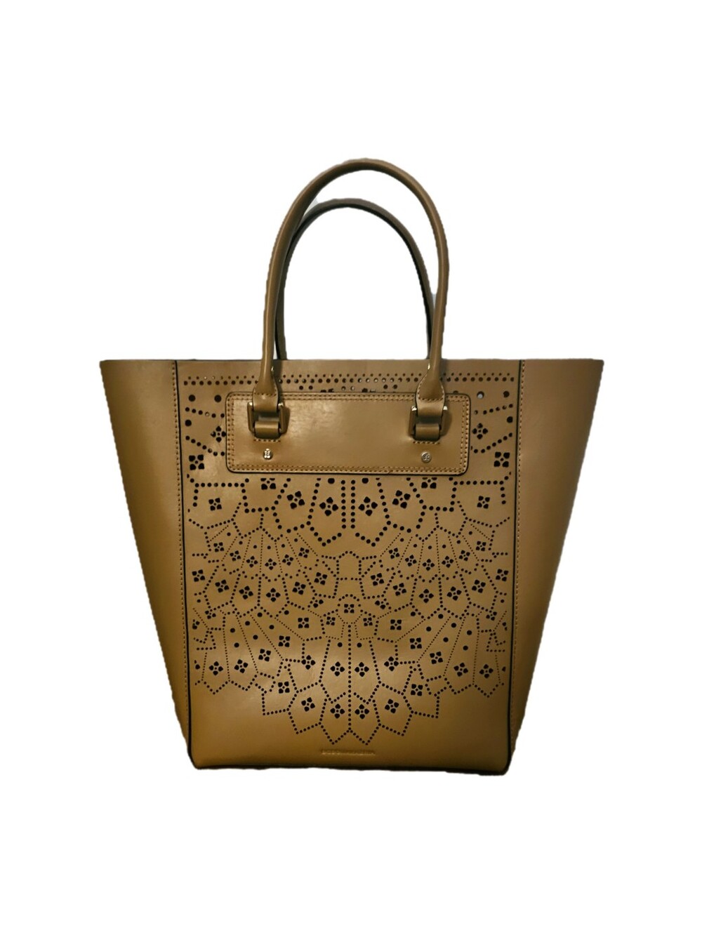 BCBG Tall Genuine Leather Tote